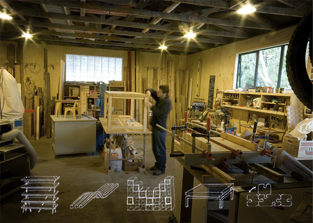 Darren in the workshop.