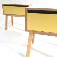 Cheerful bedside table