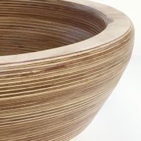 Plywood bathroom bowl