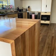White birch and Rimu Kitchen